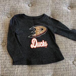 Anaheim ducks toddler shirt